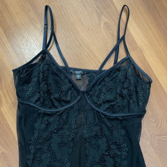 Guess Black Natasha Lace Bodysuit - Picture 6 of 14